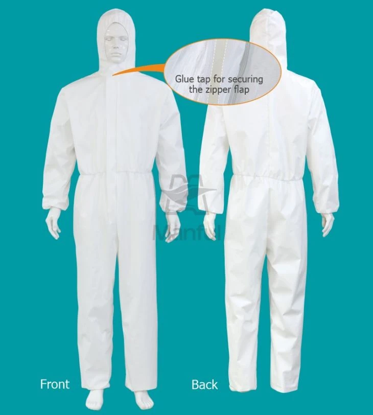 PE+PP Medical Disposable Protetcive Coveralls(NO Seam Taped)